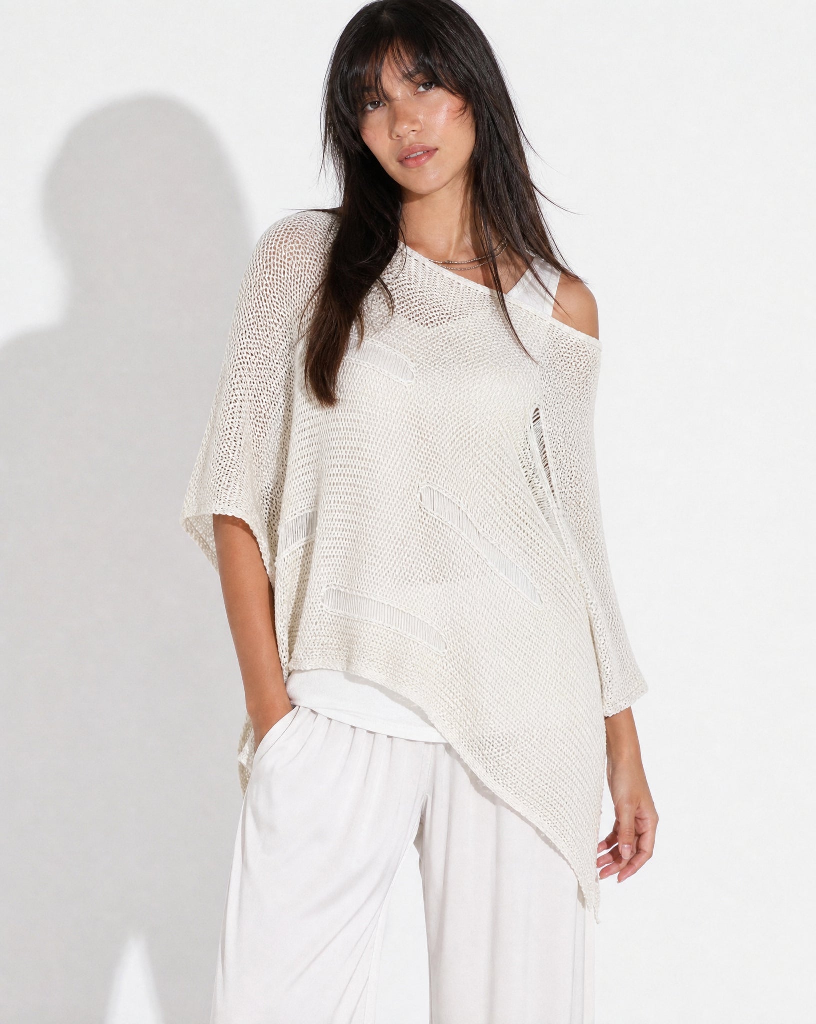 SS25 SLK 0015-WH TOP & PANT - SILKERA - MIRA Y MANO