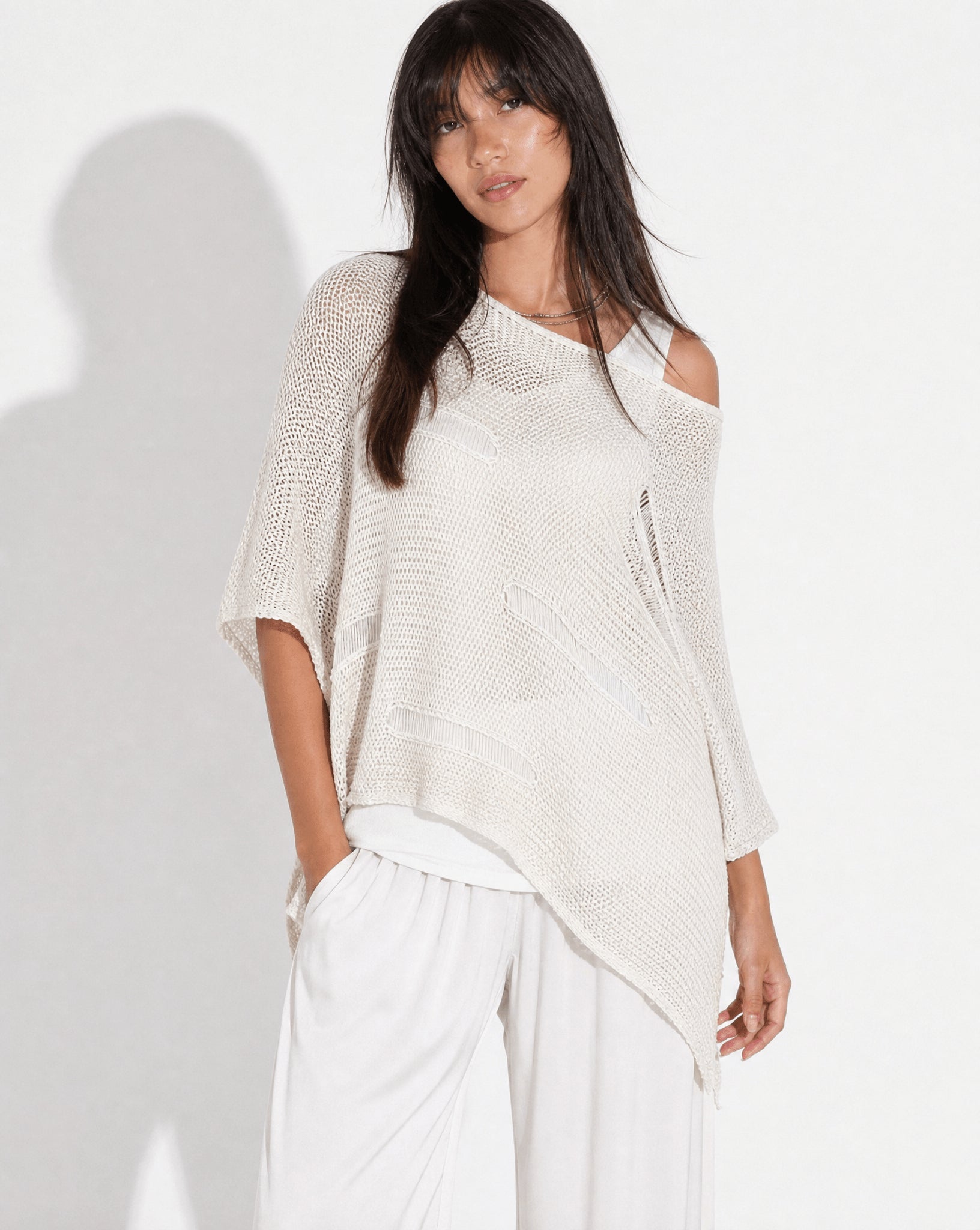 SS25 SLK 0015-WH TOP & PANT - SILKERA - MIRA Y MANO