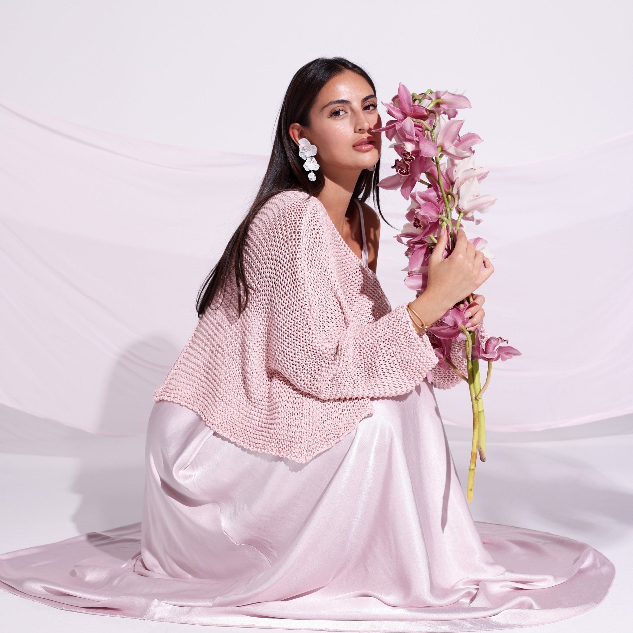 SS25 SLK 006 - PK DRESS - SILKERA - MIRA Y MANO