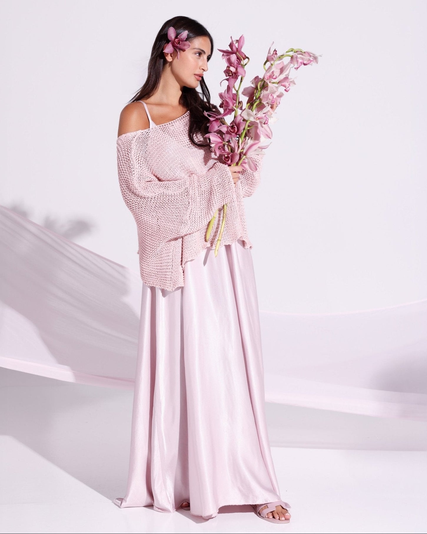 SS25 SLK 006 - PK DRESS - SILKERA - MIRA Y MANO