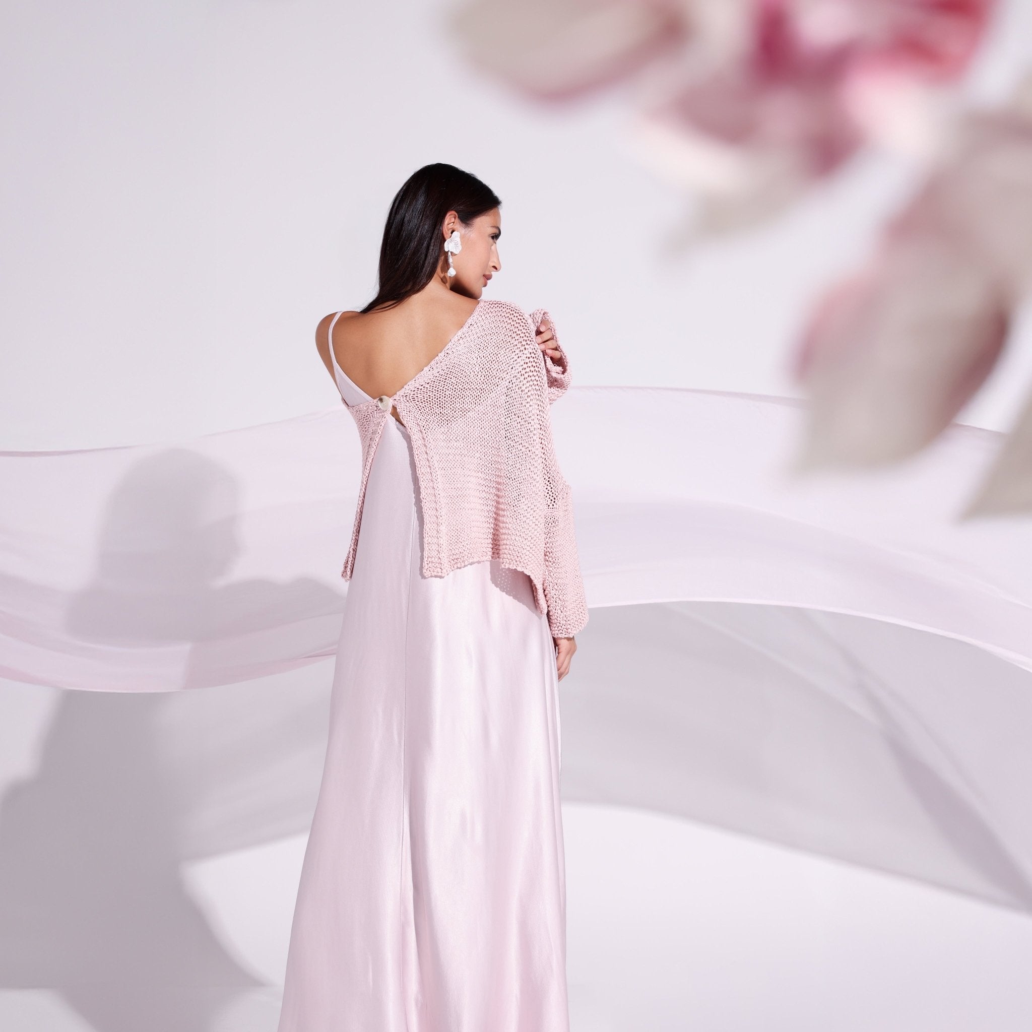 SS25 SLK 006 - PK DRESS - SILKERA - MIRA Y MANO