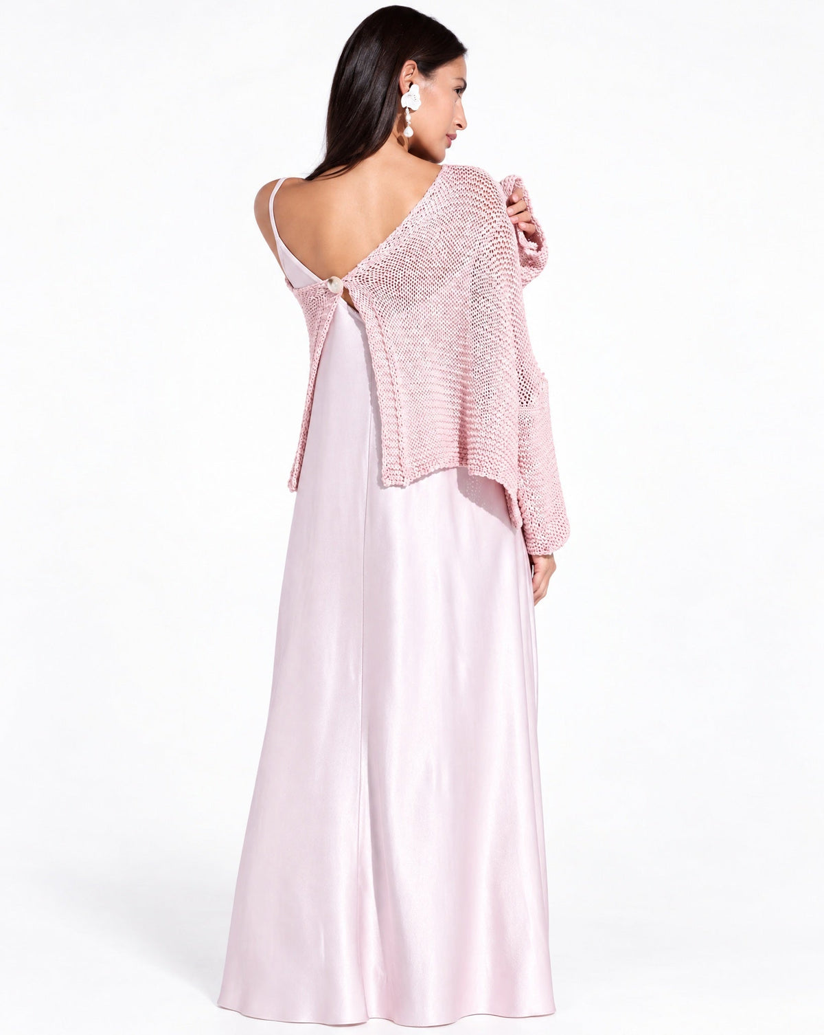 SS25 SLK 006-PK – Pink Silk Dress - SILKERA - MIRA Y MANO