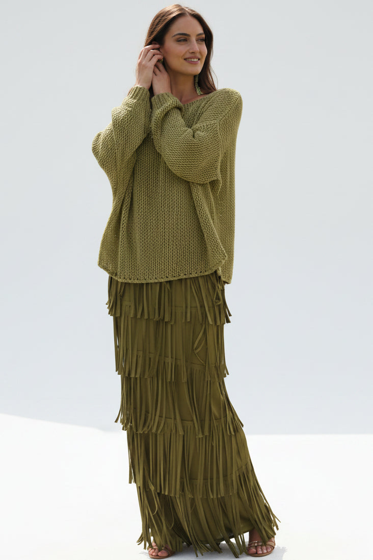 SS26 SLK 001 - GR TOP & SKIRT - SILKERA - MIRA Y MANO