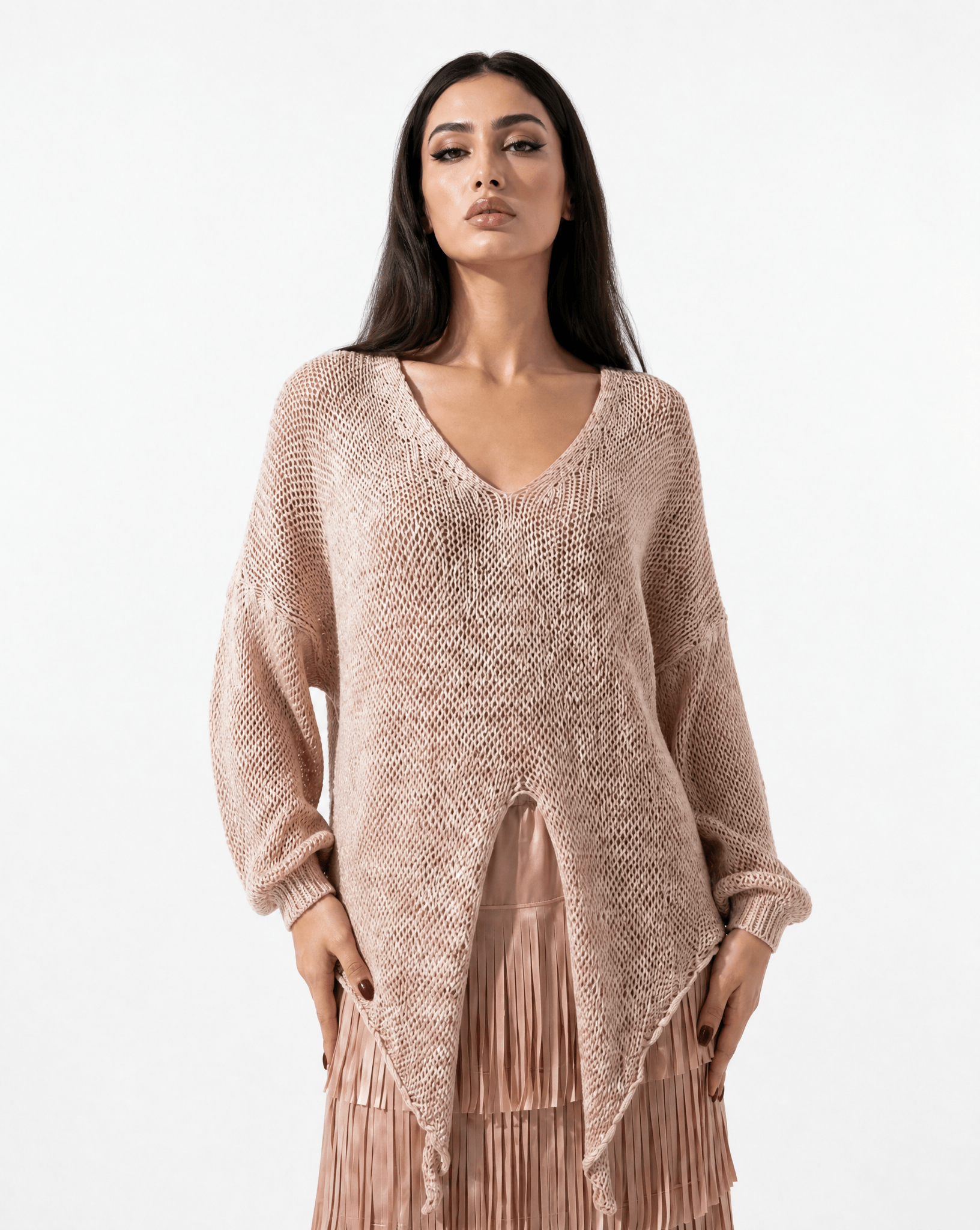 SS26 SLK 001 - PK TOP & SKIRT - SILKERA - MIRA Y MANO