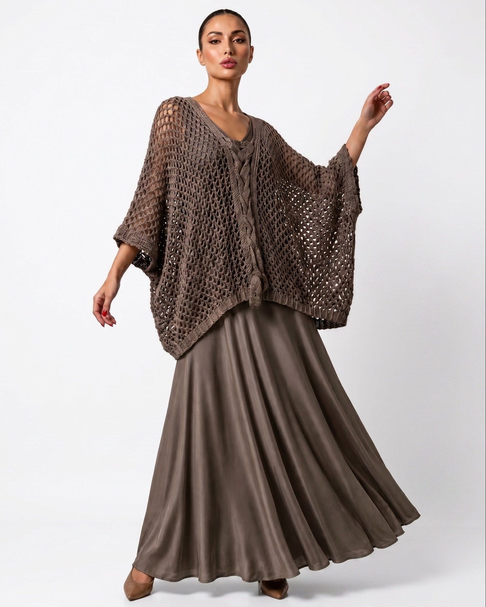 SS26 SLK 002 - BR DRESS - SILKERA - MIRA Y MANO