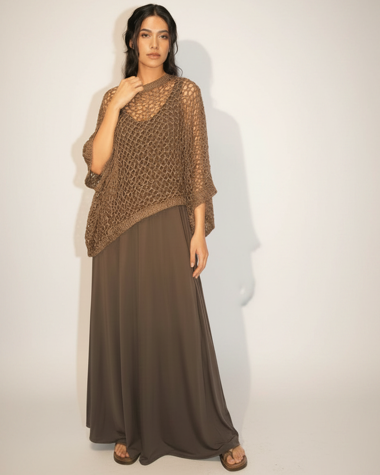 SS26 SLK 002 - BR DRESS - SILKERA - MIRA Y MANO