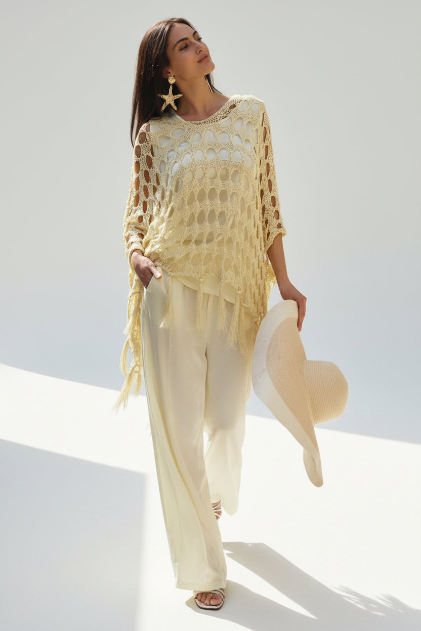 SS26 SLK 003 - YL TOP & PANT - SILKERA - MIRA Y MANO