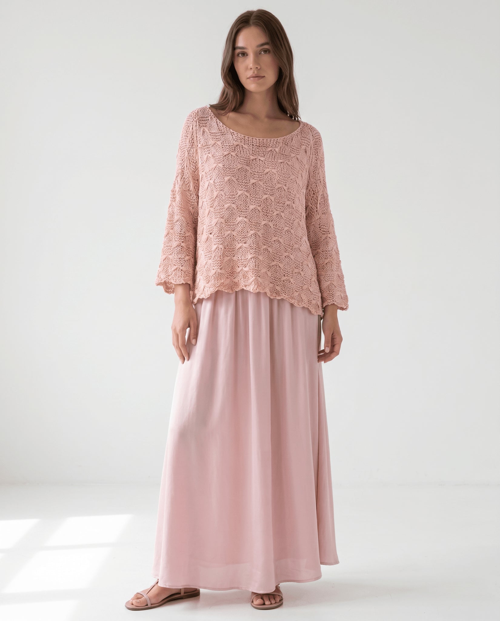 SS26 SLK 004-PK TOP & SKIRT - SILKERA - MIRA Y MANO