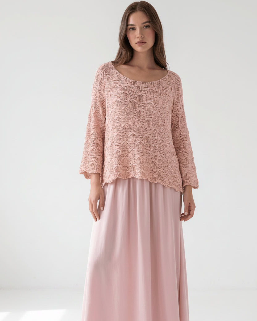 SS26 SLK 004-PK TOP & SKIRT - SILKERA - MIRA Y MANO