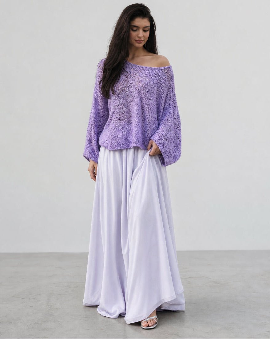 SS26 SLK 004-PR TOP & SKIRT - SILKERA - MIRA Y MANO