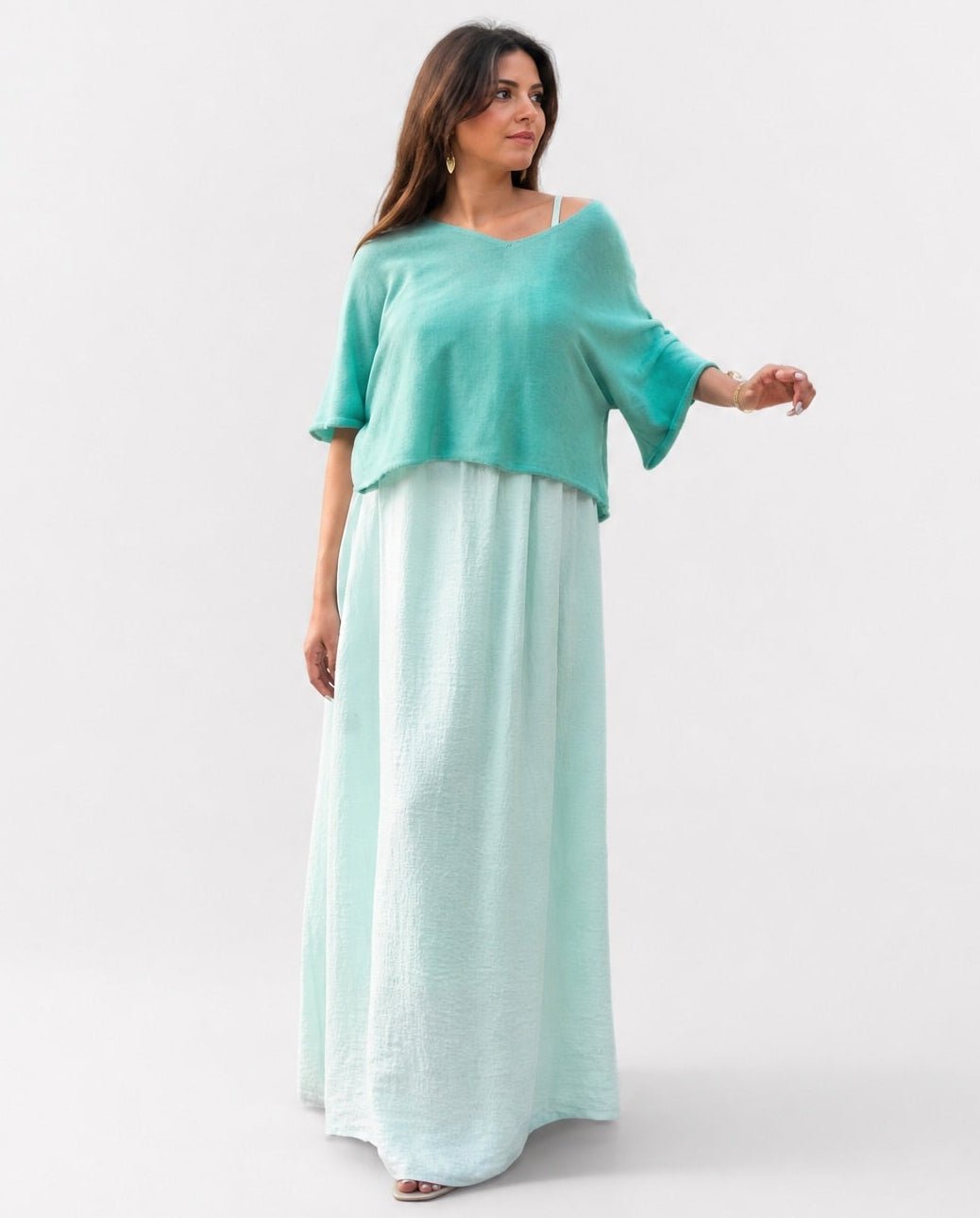 SS26 SLK 007-TF DRESS - SILKERA - MIRA Y MANO