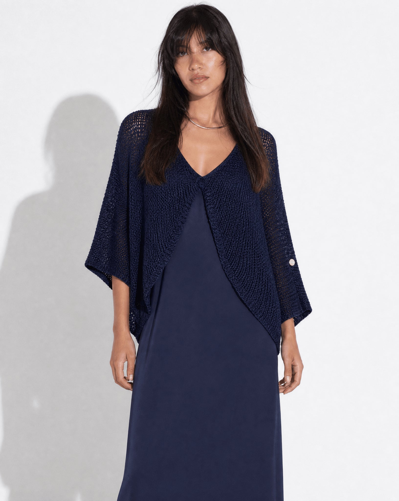 SS26 SLK 009-NV DRESS - SILKERA - MIRA Y MANO
