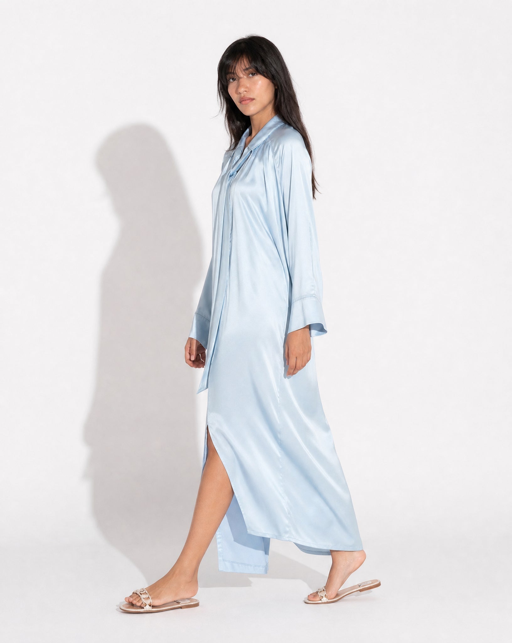SS26 SLK 010-BL DRESS - SILKERA - MIRA Y MANO