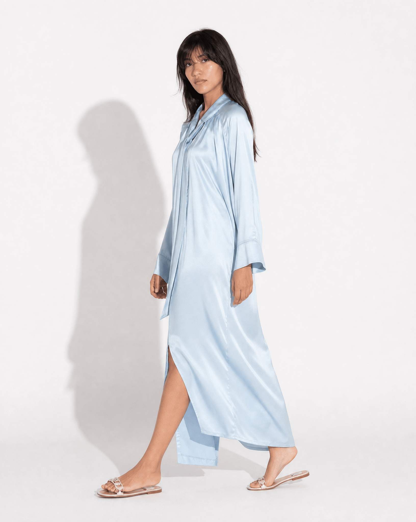 SS26 SLK 010-BL DRESS - SILKERA - MIRA Y MANO