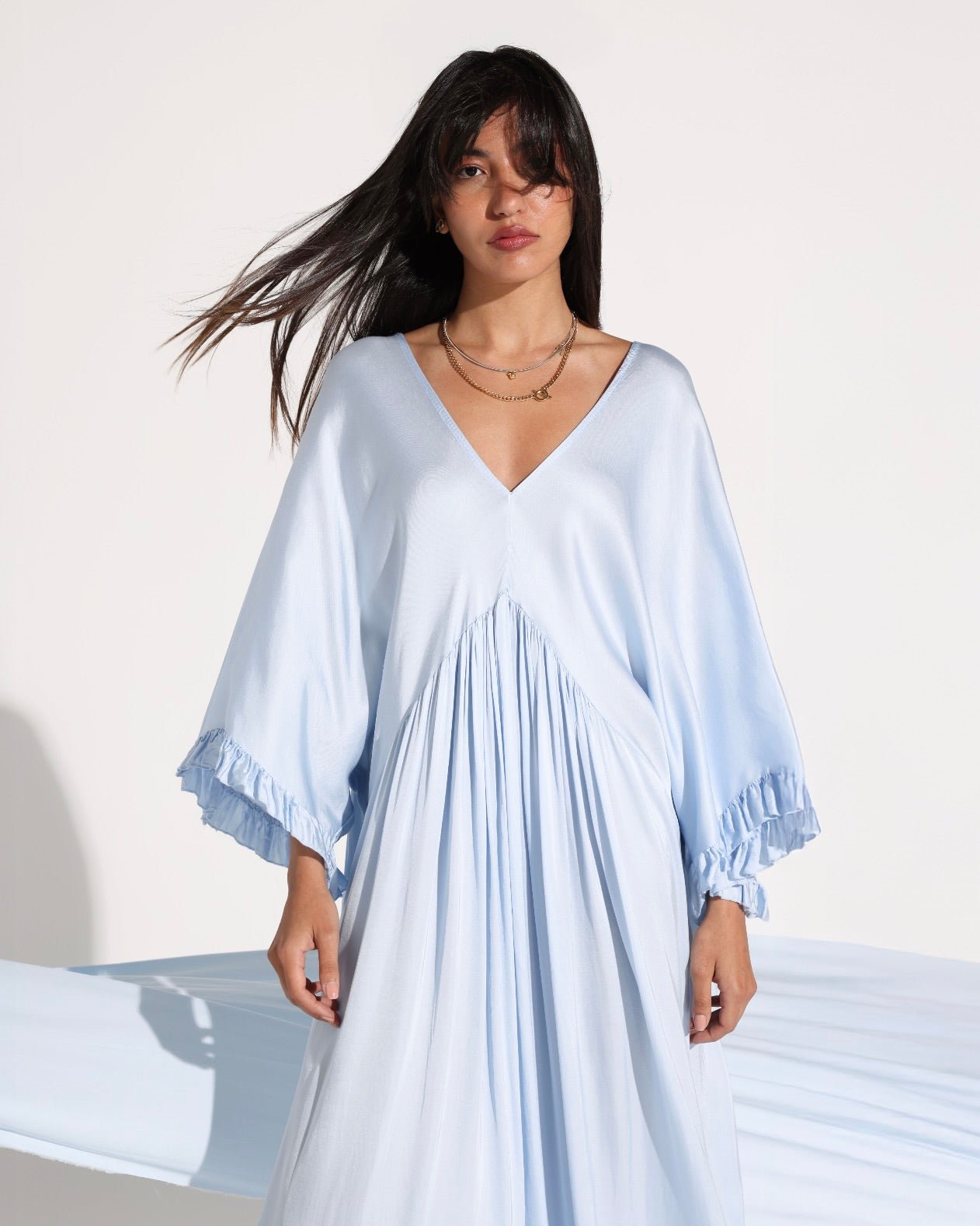 SS26 SLK 012-BL DRESS - SILKERA - MIRA Y MANO