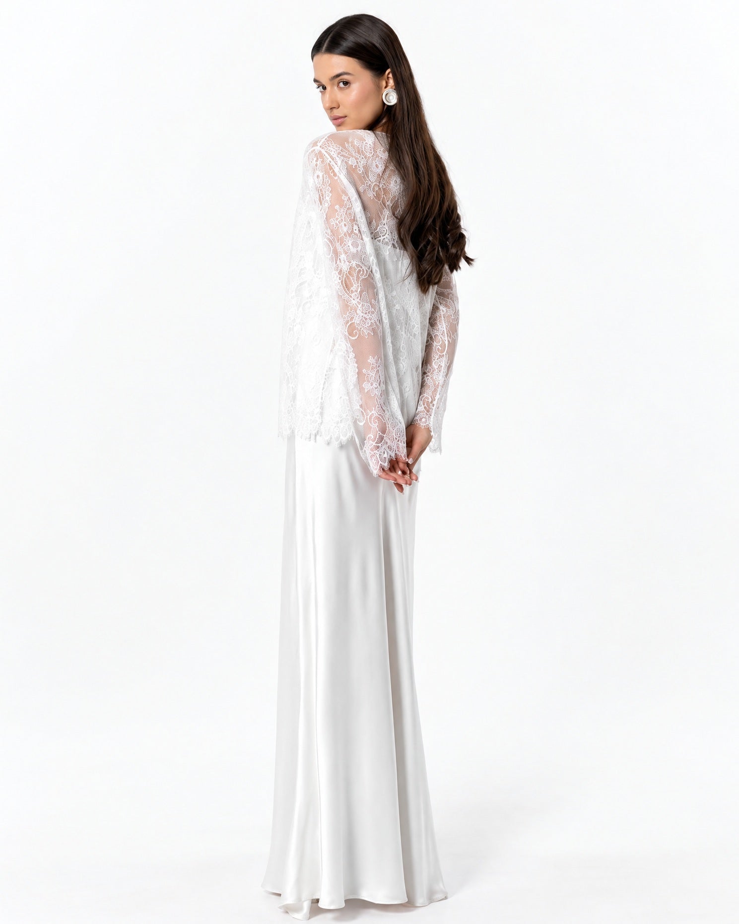 SS26 SLK 015 – White Silk Dress - SILKERA - MIRA Y MANO
