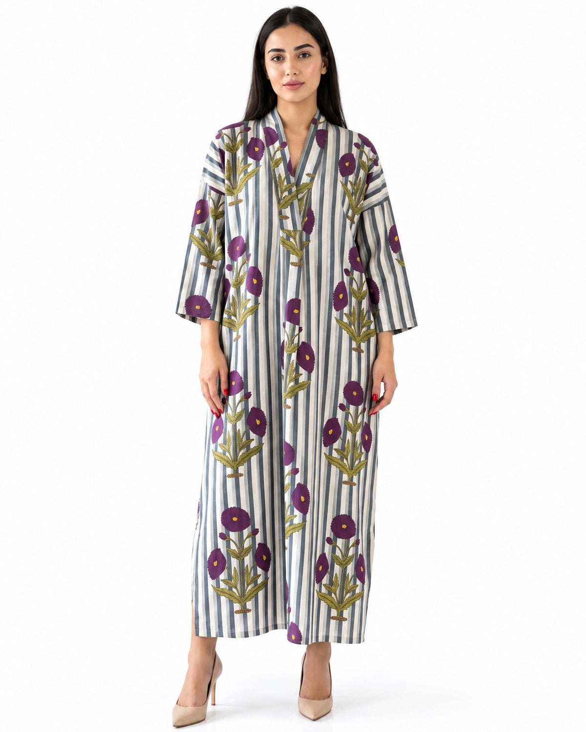 COLETTE - Printed Cotton Kaftan - SR BY SONALI RAMAN - MIRA Y MANO