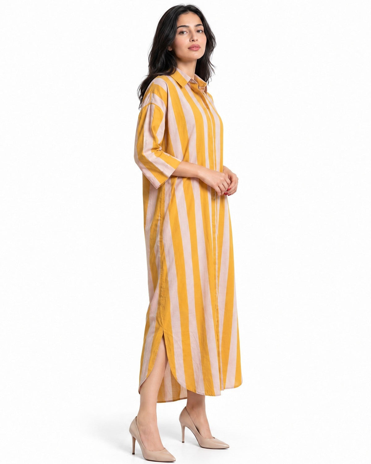 GIA-GD - Printed Cotton Kaftan - SR BY SONALI RAMAN - MIRA Y MANO