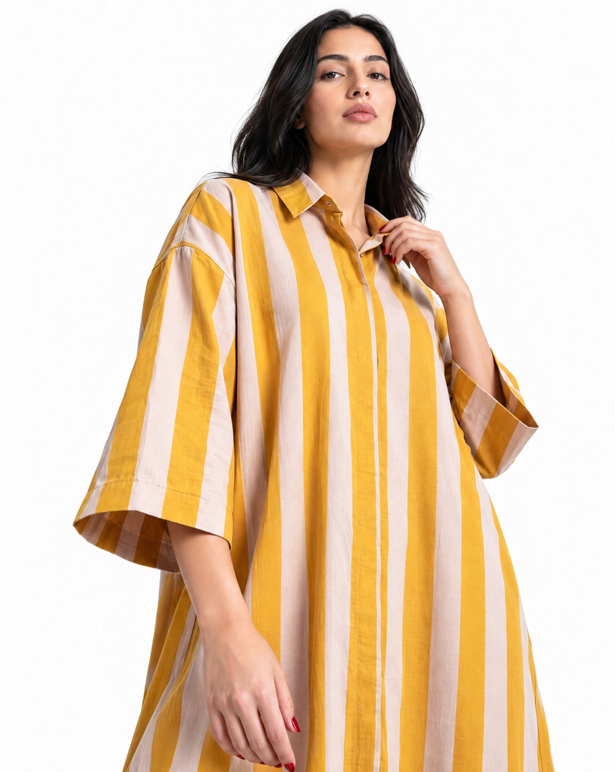 GIA-GD - Printed Cotton Kaftan - MIRA Y MANO