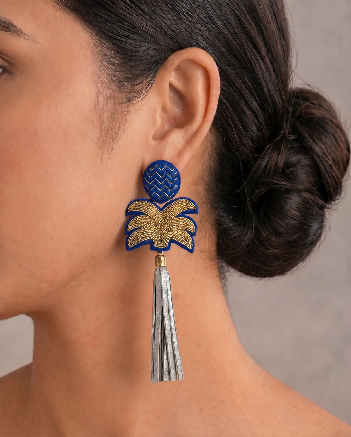 PALM ROYAL EARRING - SR BY SONALI RAMAN - MIRA Y MANO