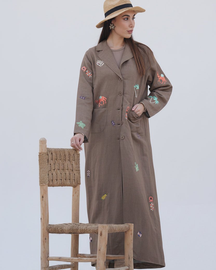 TAMARA ABAYA COAT - SR BY SONALI RAMAN - MIRA Y MANO