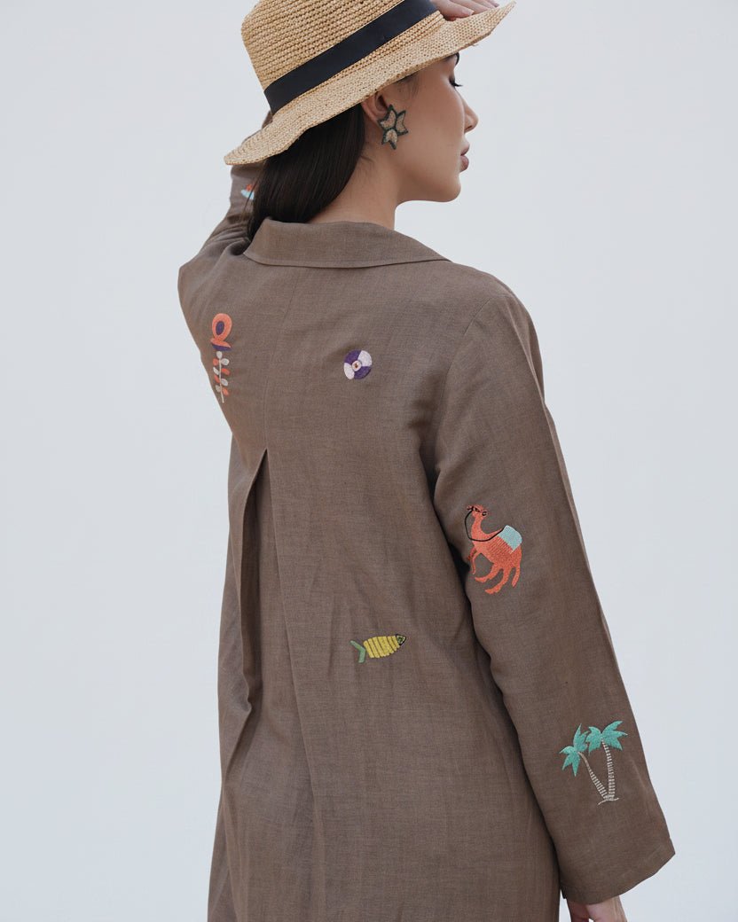 TAMARA ABAYA COAT - SR BY SONALI RAMAN - MIRA Y MANO