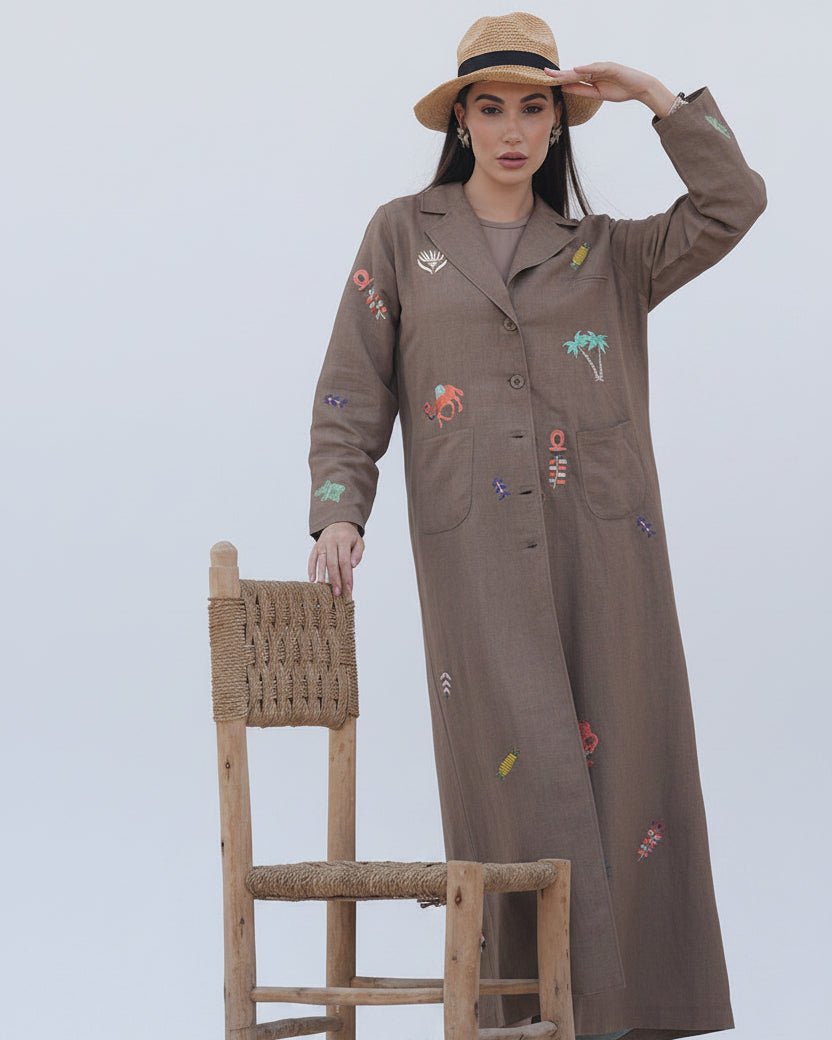 TAMARA ABAYA COAT - SR BY SONALI RAMAN - MIRA Y MANO
