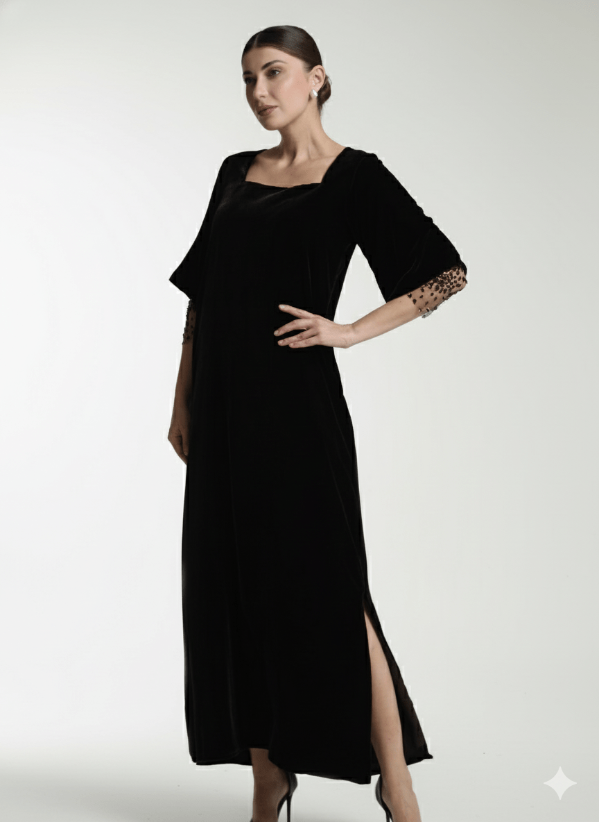 AW25STIT499 DRESS - STITCH LABEL - MIRA Y MANO