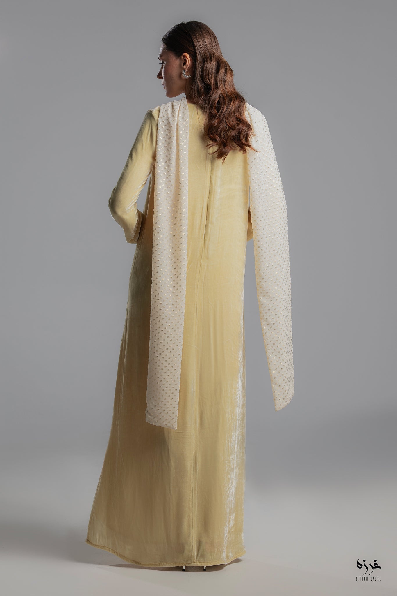 AW25STIT653 DRESS - STITCH LABEL - MIRA Y MANO