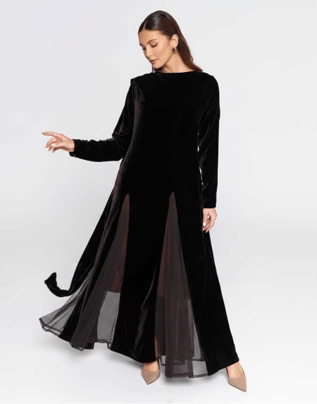 AW25STIT658 DRESS - STITCH LABEL - MIRA Y MANO