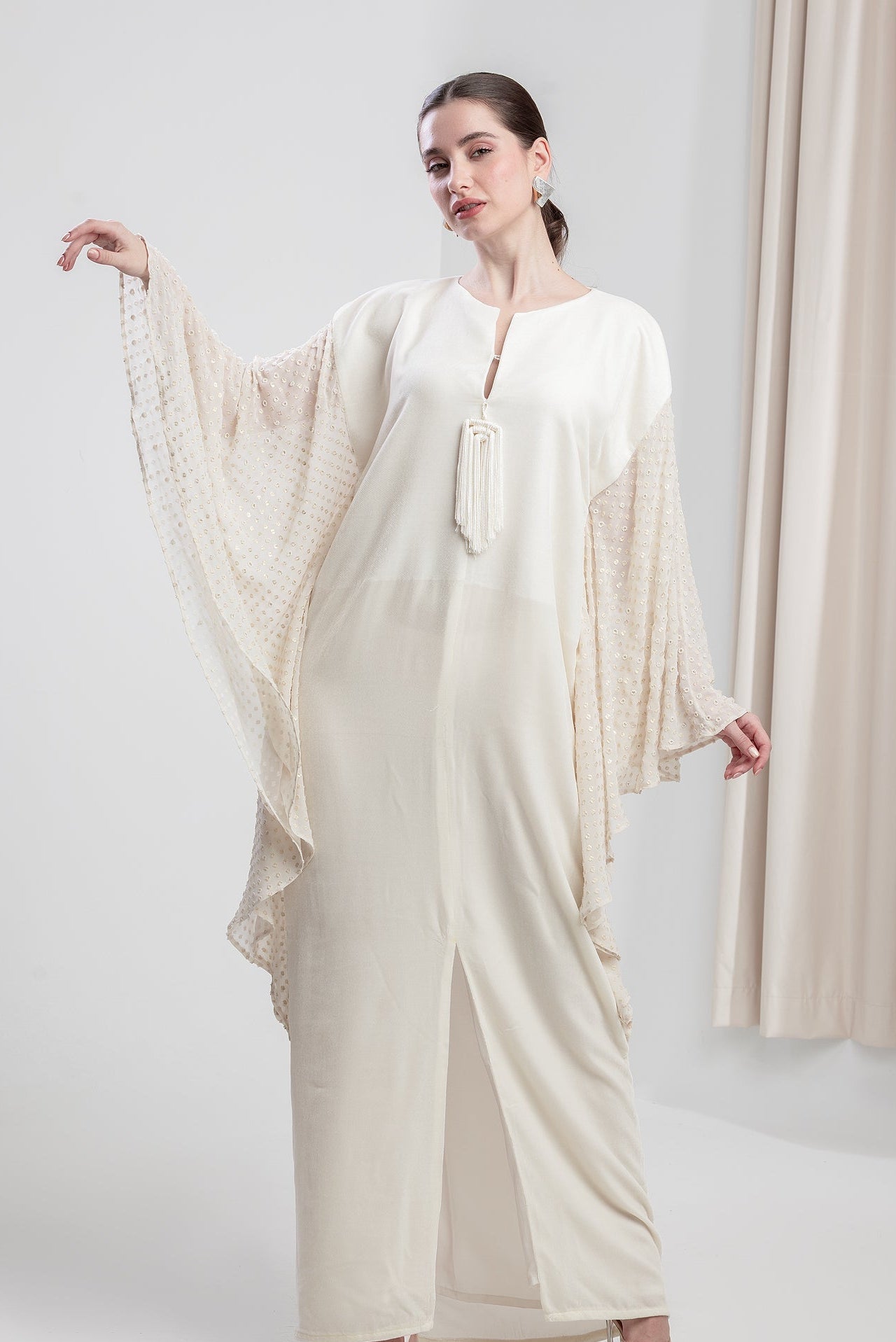 AW25STIT687 DRESS - STITCH LABEL - MIRA Y MANO