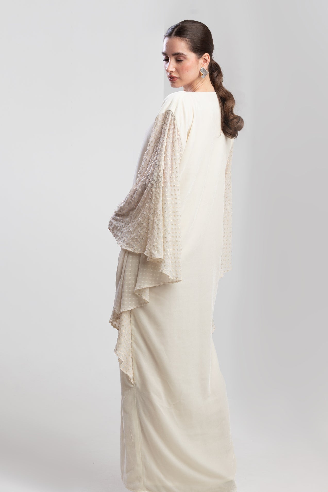 AW25STIT687 DRESS - STITCH LABEL - MIRA Y MANO