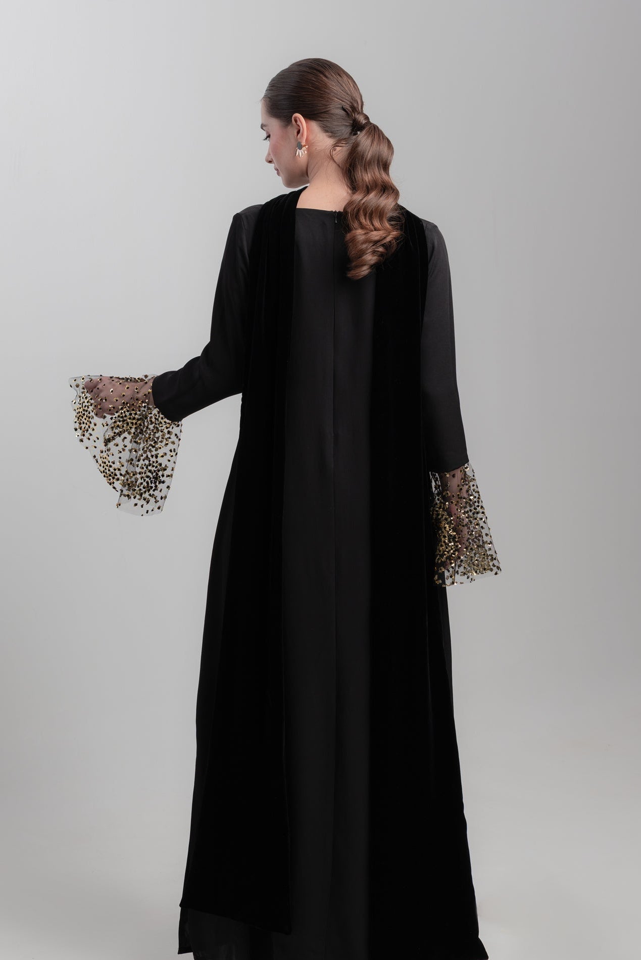 AW26STIT647 DRESS - STITCH LABEL - MIRA Y MANO