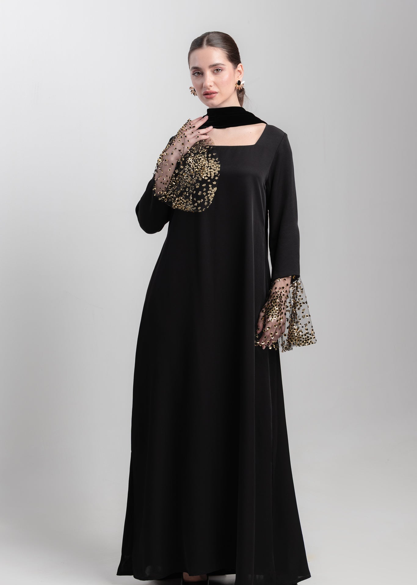 AW26STIT647 DRESS - STITCH LABEL - MIRA Y MANO