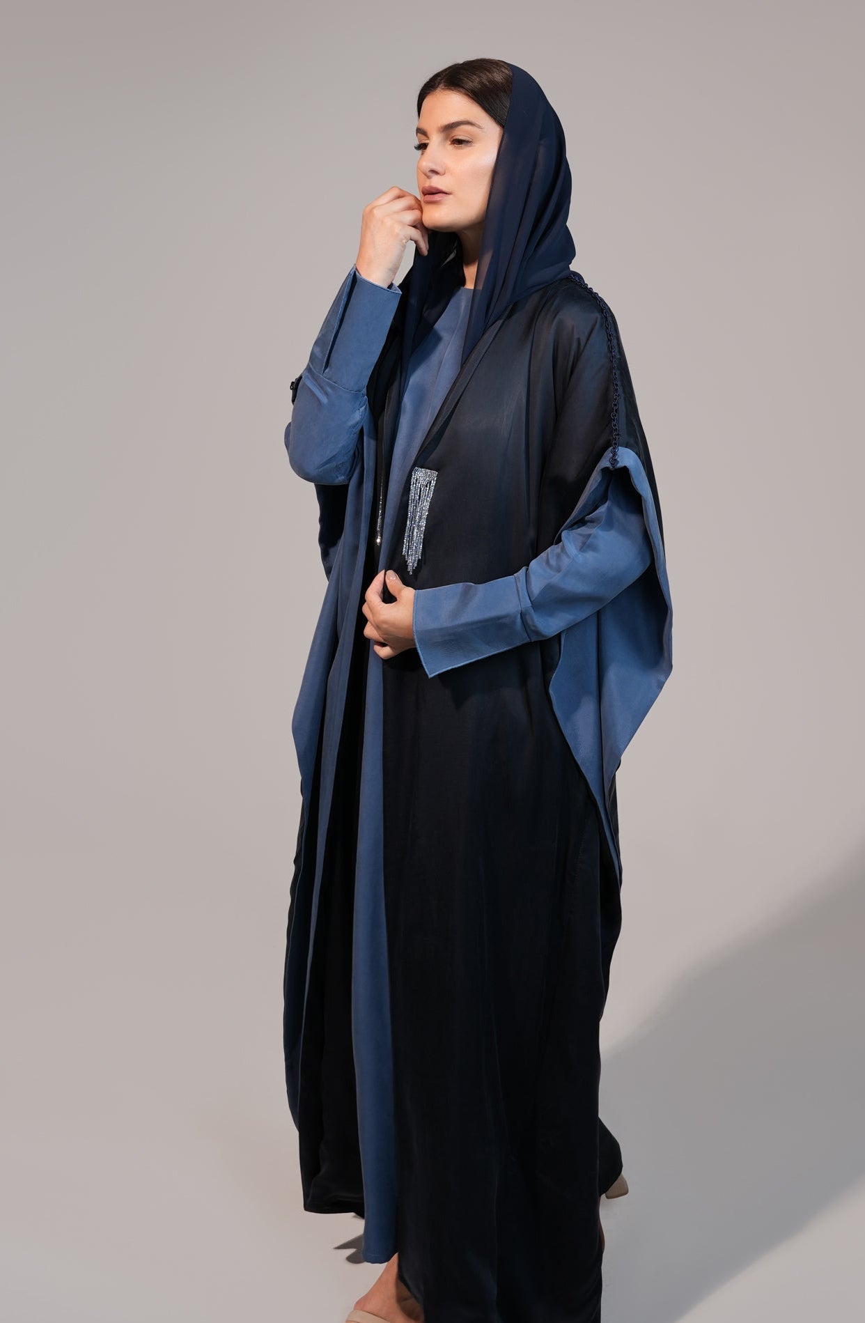 SS25STIT568 ABAYA SET - STITCH LABEL - MIRA Y MANO