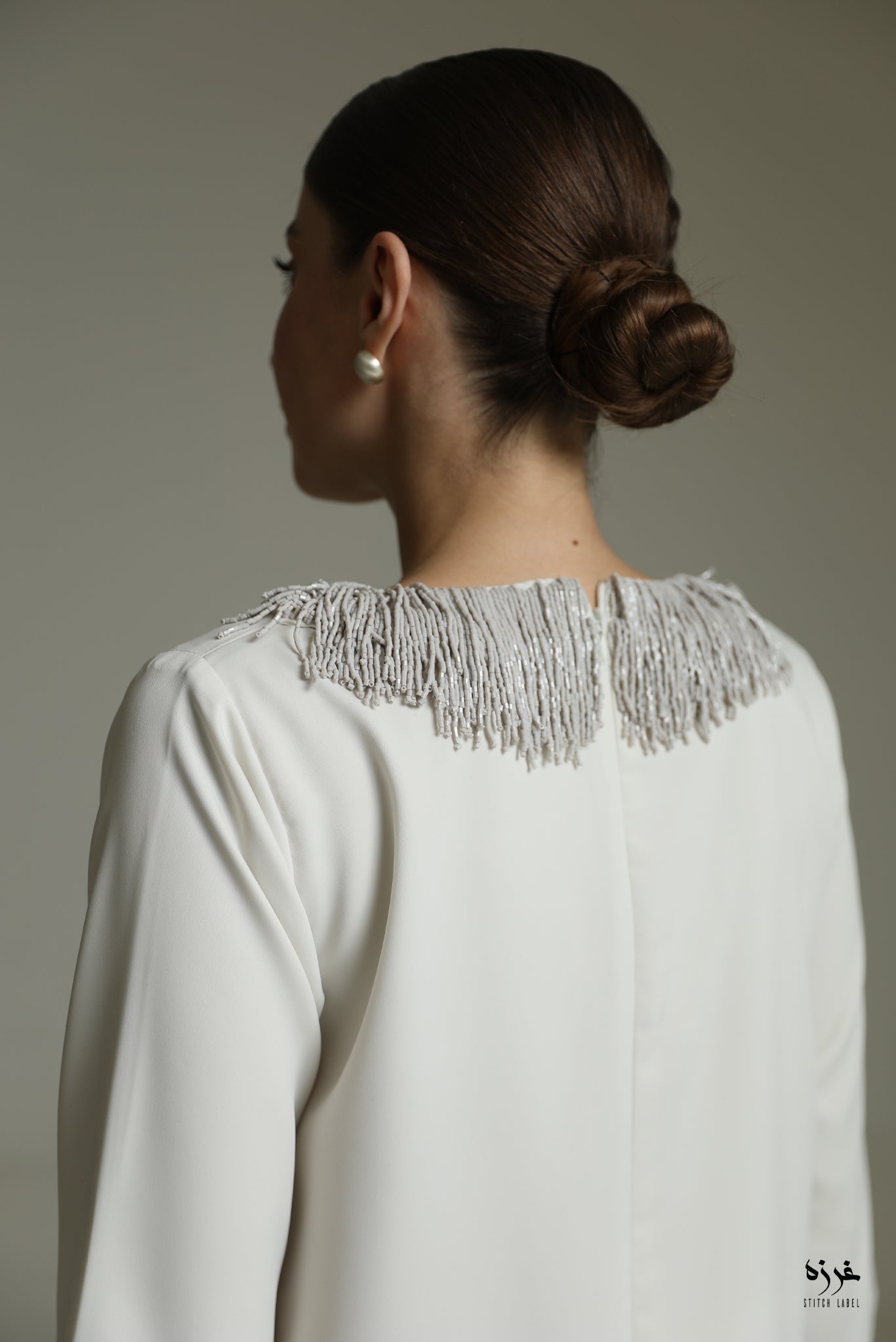 SS26STIT528 DRESS - STITCH LABEL - MIRA Y MANO