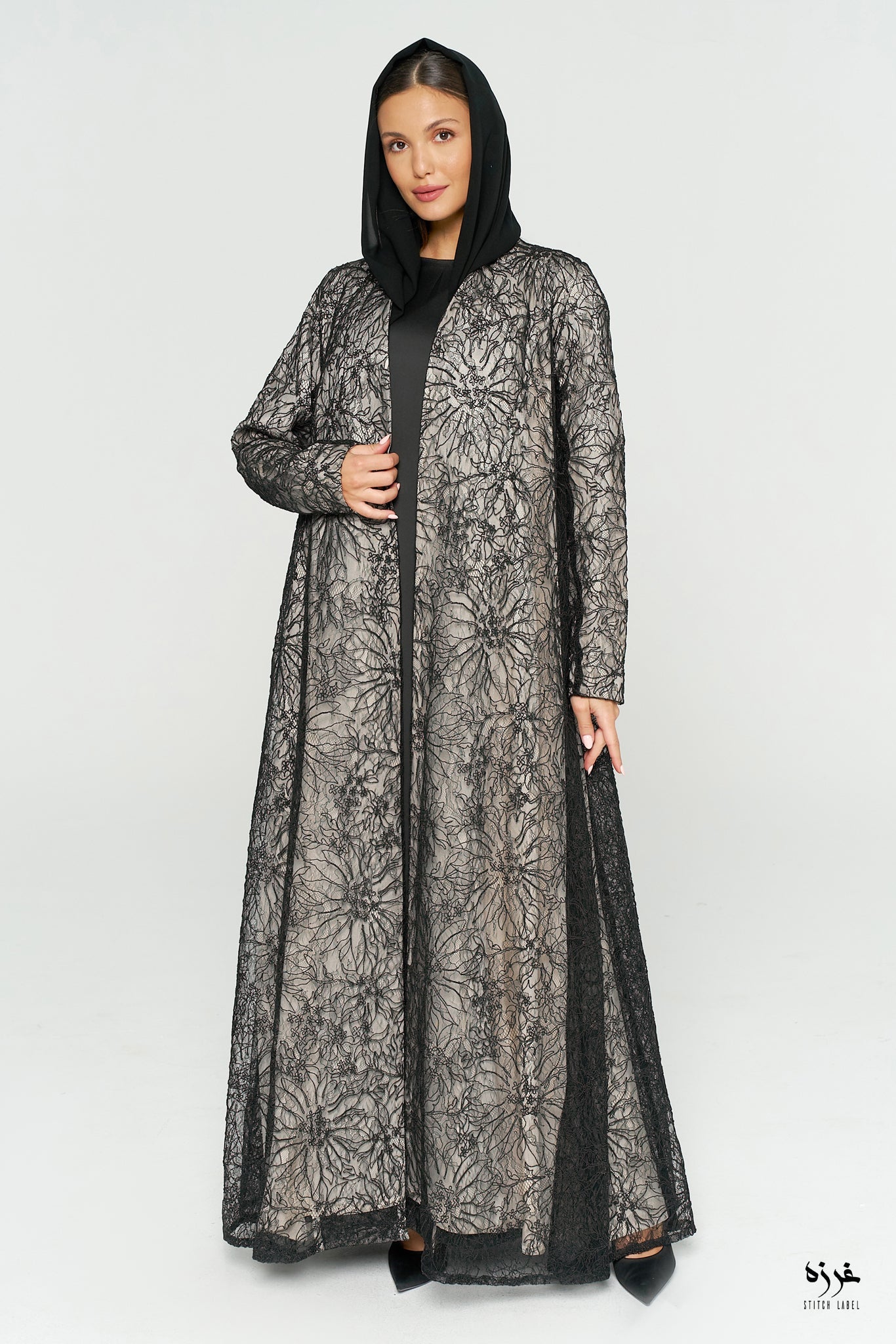 SS26STIT634 ABAYA - STITCH LABEL - MIRA Y MANO