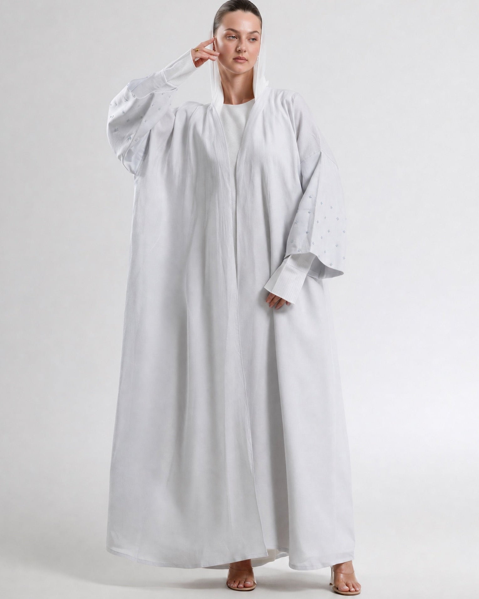 SS26STIT724 ABAYA SET - STITCH LABEL - MIRA Y MANO