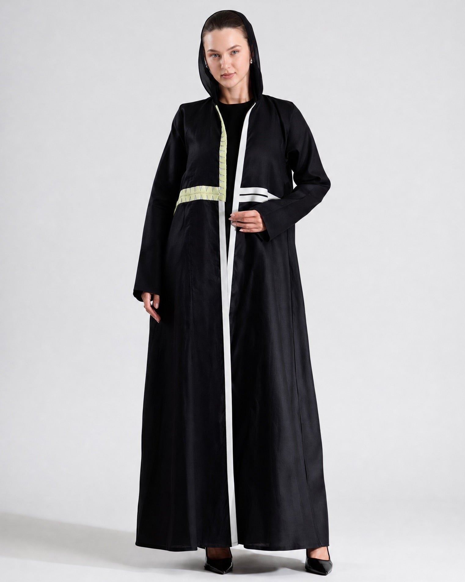 SS26STIT728 ABAYA SET - STITCH LABEL - MIRA Y MANO