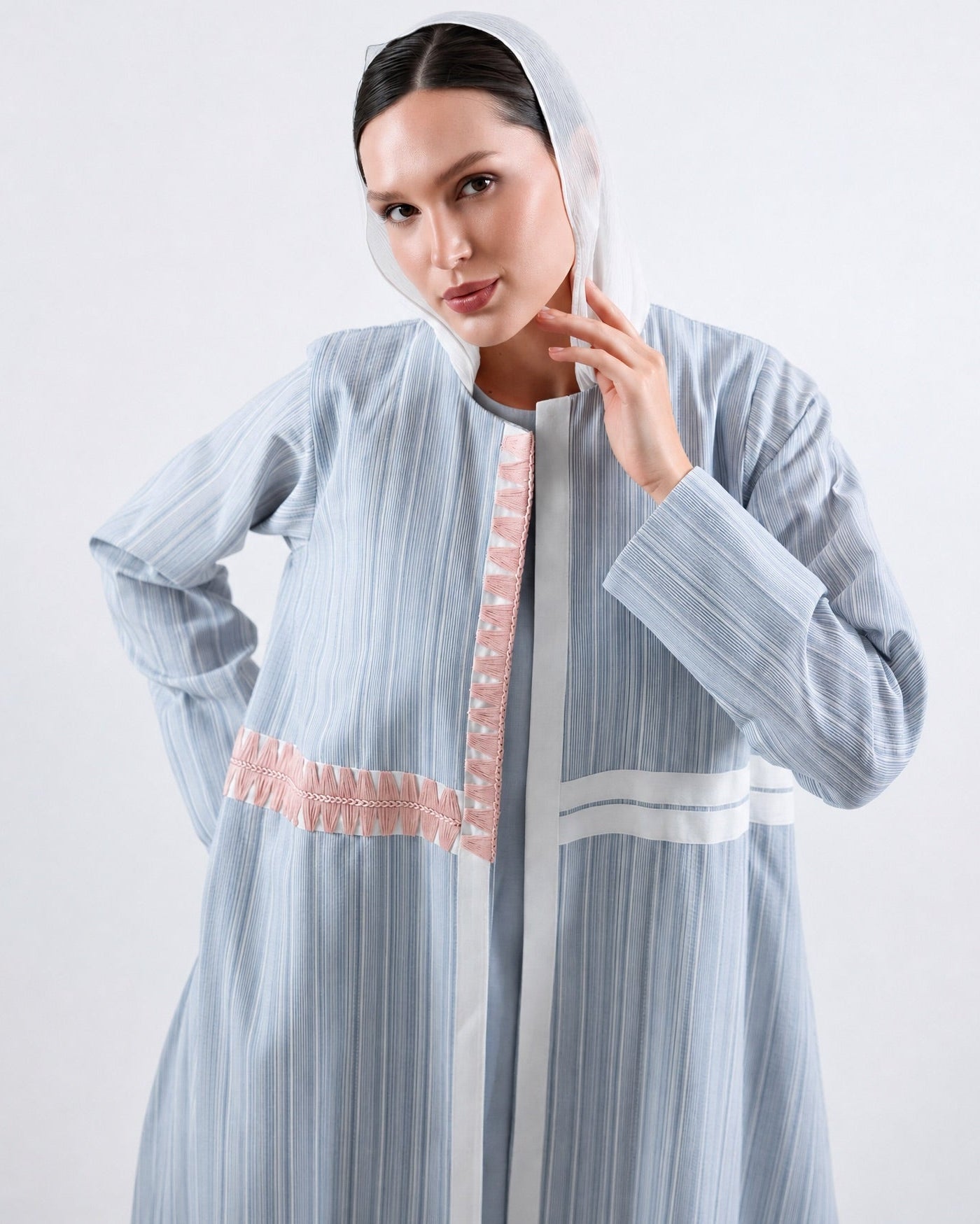 SS26STIT729 ABAYA SET - STITCH LABEL - MIRA Y MANO