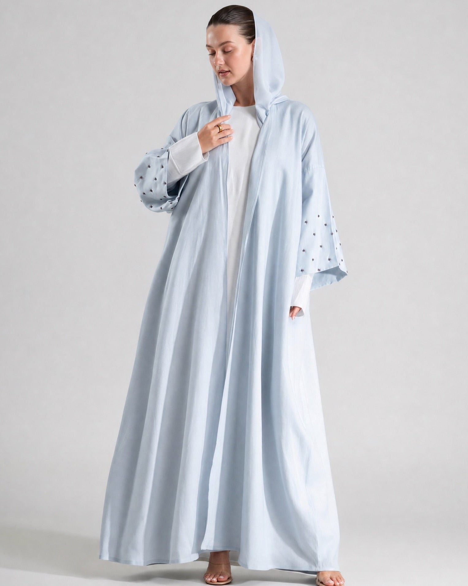 SS26STIT788 ABAYA SET - STITCH LABEL - MIRA Y MANO