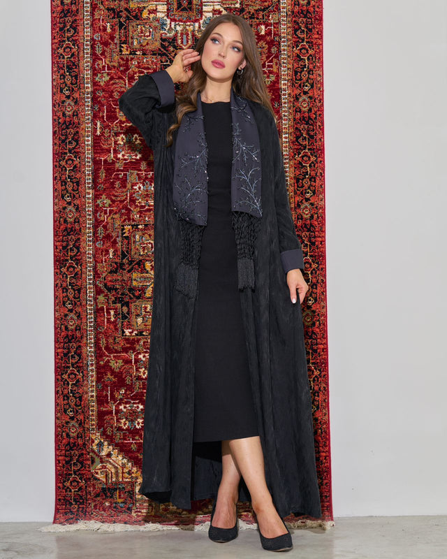 FG 407 - B ABAYA AA24 - STYLE HAUTE COUTURE - MIRA Y MANO