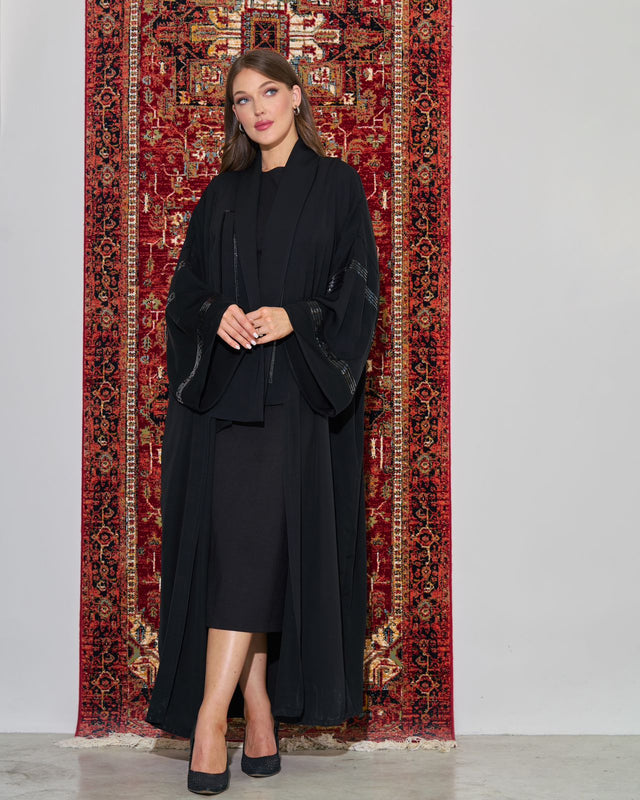 FG 442 ABAYA AA24 - STYLE HAUTE COUTURE - MIRA Y MANO