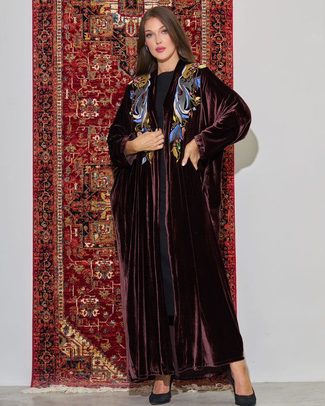 FG 450 - C ABAYA AA24 - STYLE HAUTE COUTURE - MIRA Y MANO