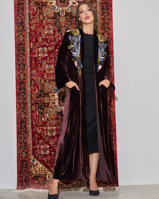 FG 450 - C ABAYA AA24 - STYLE HAUTE COUTURE - MIRA Y MANO