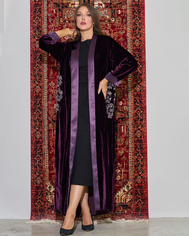 FG 452 - A ABAYA AA24 - STYLE HAUTE COUTURE - MIRA Y MANO