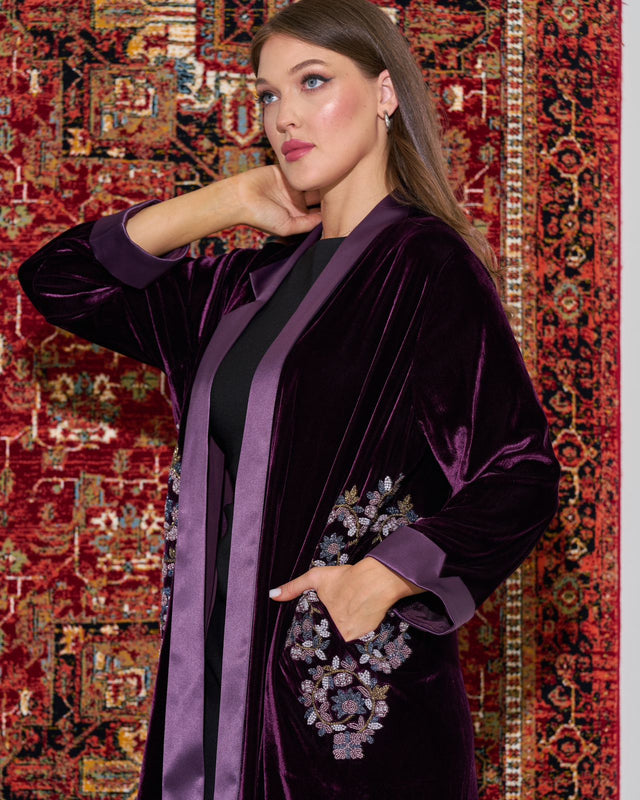 FG 452 - A ABAYA AA24 - STYLE HAUTE COUTURE - MIRA Y MANO