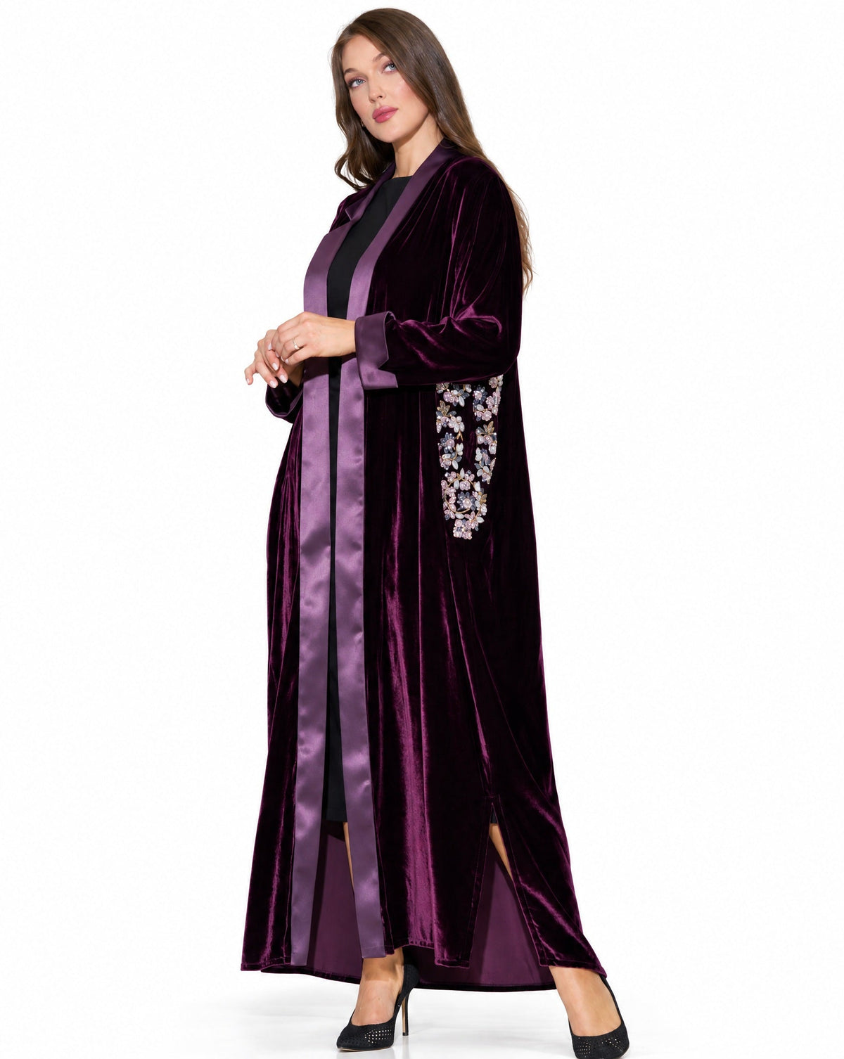 FG 452-A ABAYA AA24 - STYLE HAUTE COUTURE - MIRA Y MANO