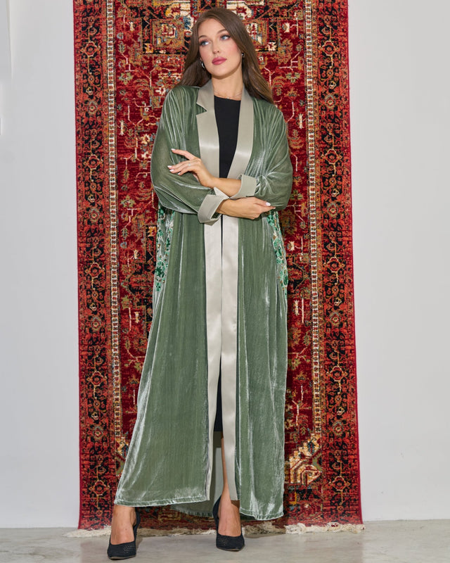 FG 452 - C ABAYA - STYLE HAUTE COUTURE - MIRA Y MANO