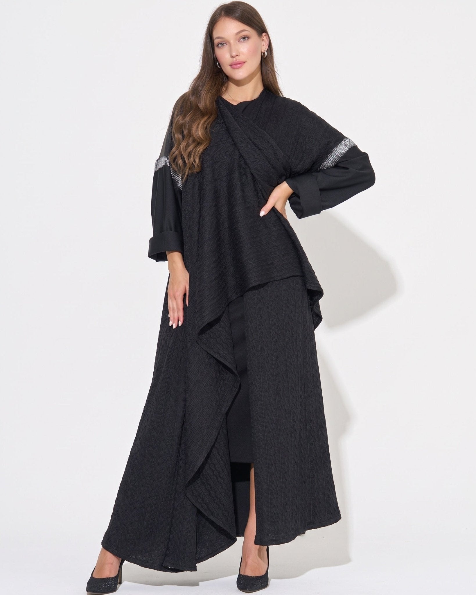 FG 454-A ABAYA - STYLE HAUTE COUTURE - MIRA Y MANO